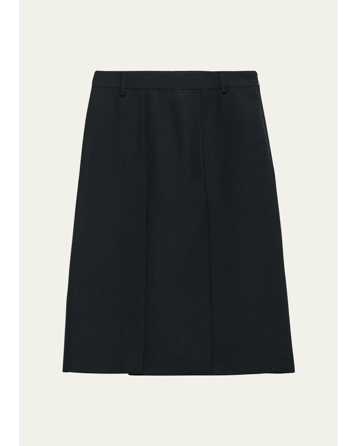 Pleated Slits Midi