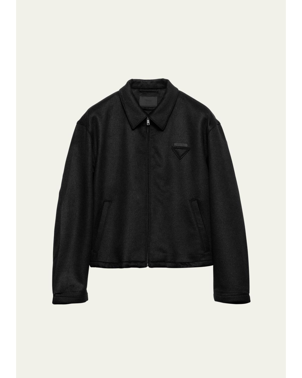 Men'S Cashgora Zip-Up Jacket