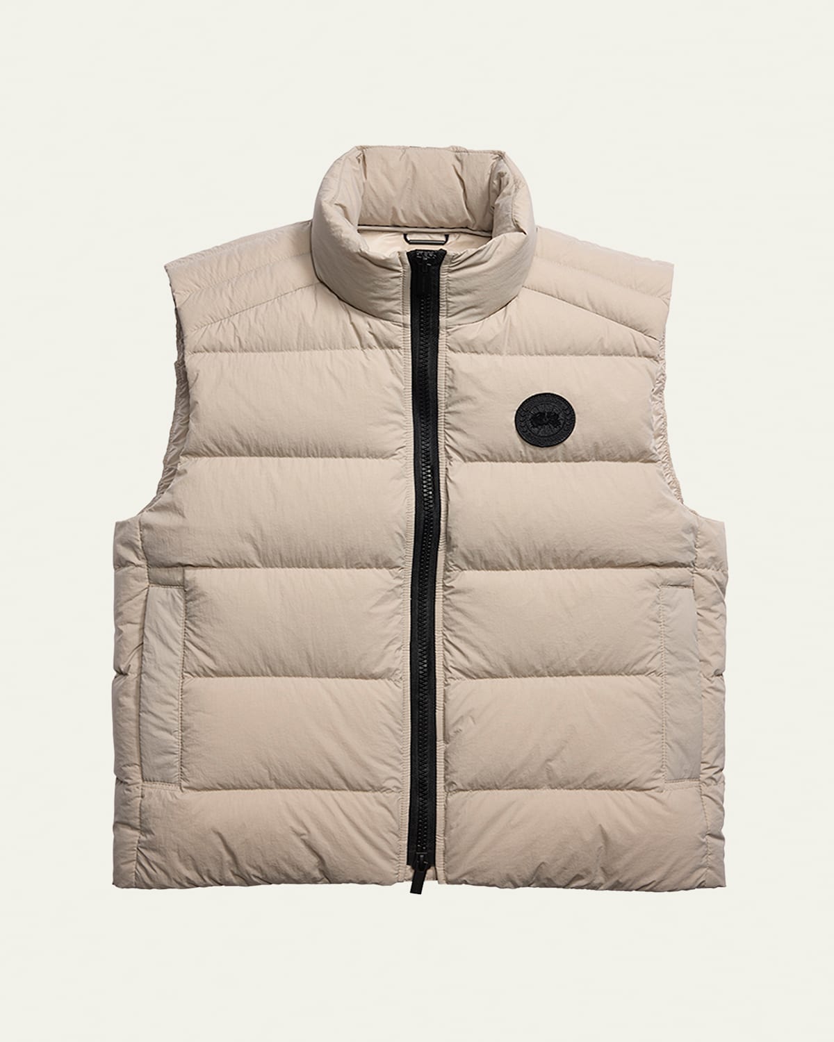 Canada Goose Crofton Quilted Panel Vest In Brown