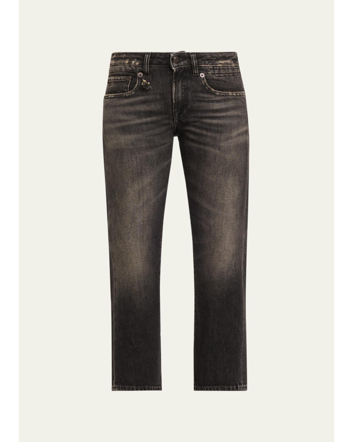Boy Straight Ankle Jeans