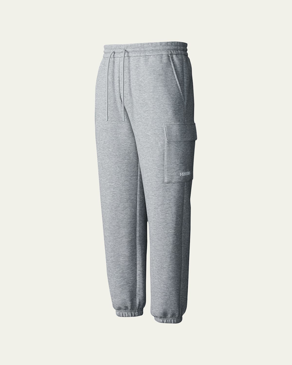 Mackage Men's Marvin Double-face Jersey Cargo Sweatpants In Gray