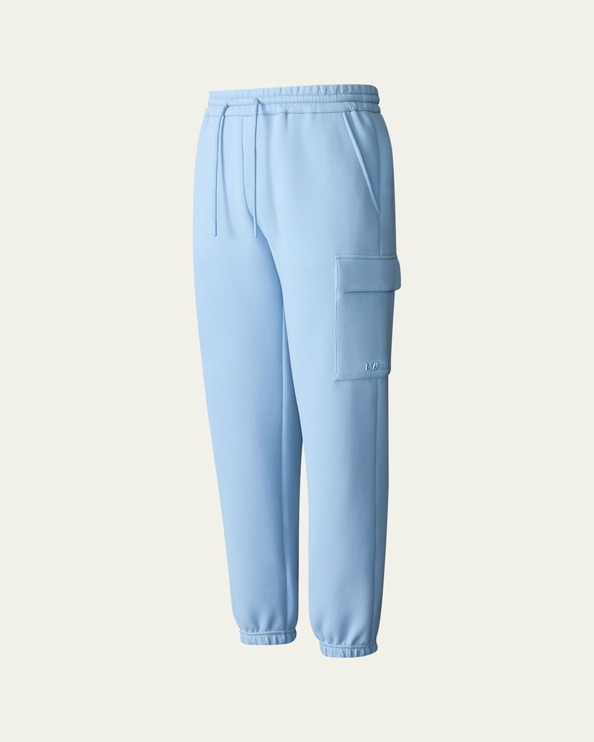 Mackage Cotton-blend Marvin Cargo Sweatpants In Blue