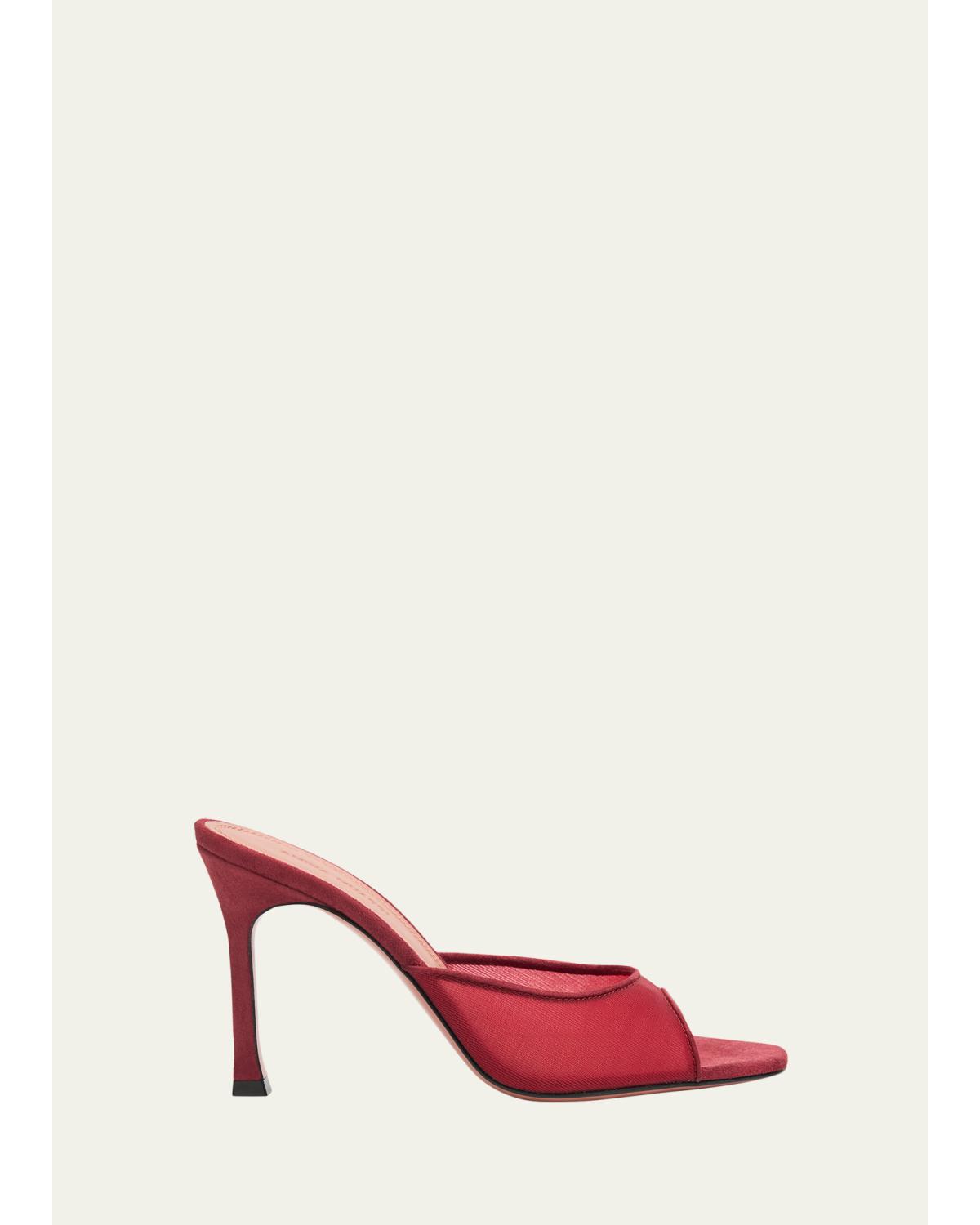 95Mm Alexa Mesh Mule Pumps