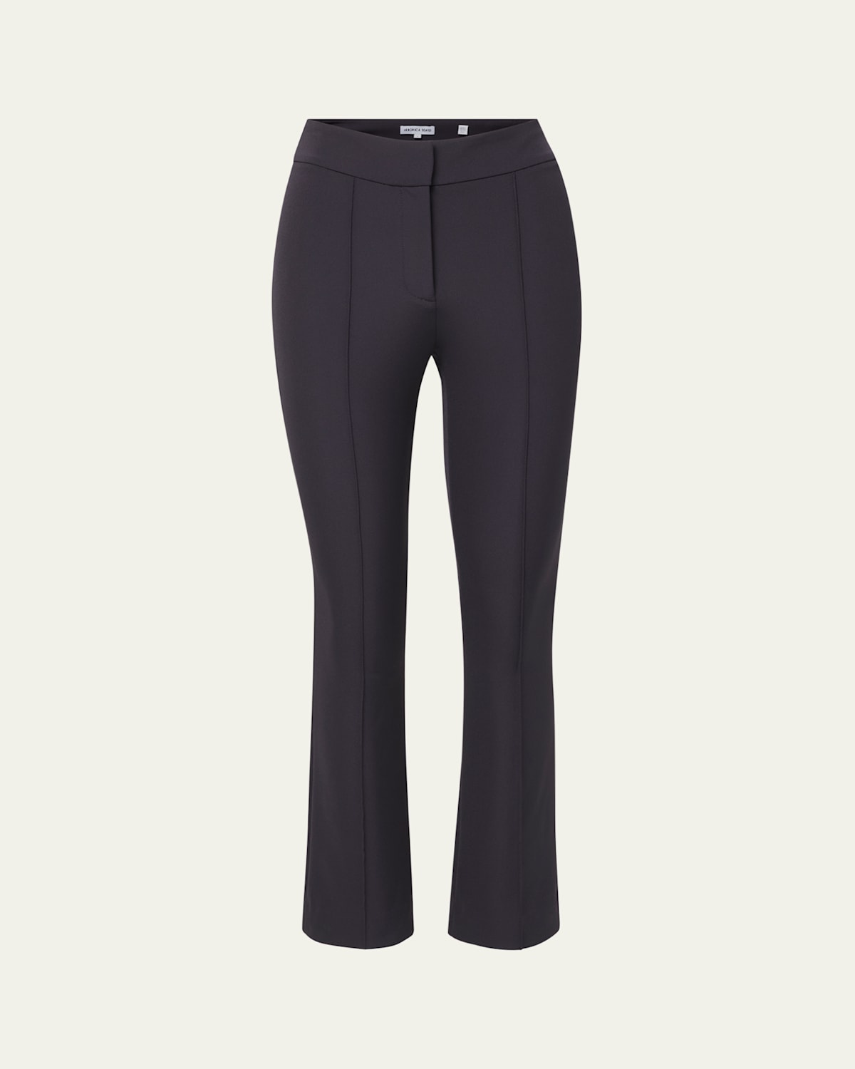 Veronica Beard Dell Crop Scuba Pants In Black