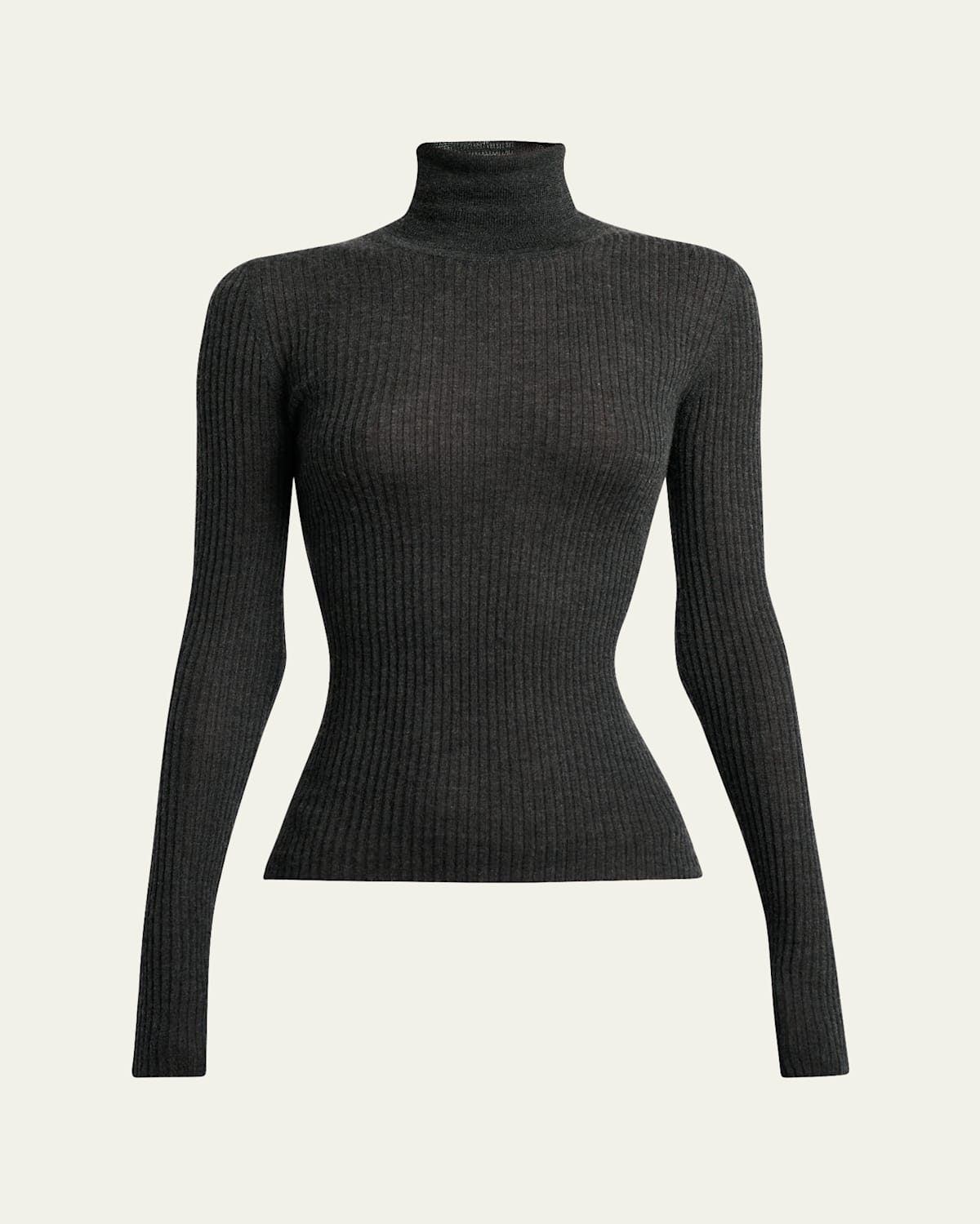Gabriela Hearst Peppe Cashmere Silk Turtleneck Sweater In Black