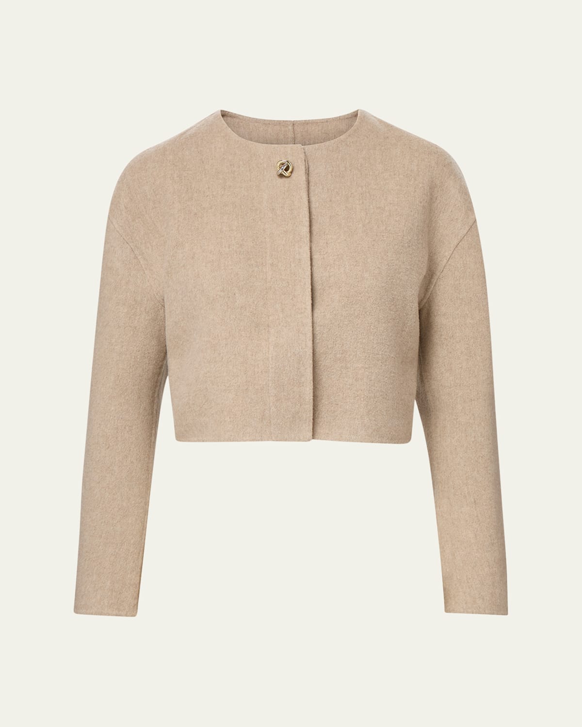 Veronica Beard Philips Cropped Jacket In Brown