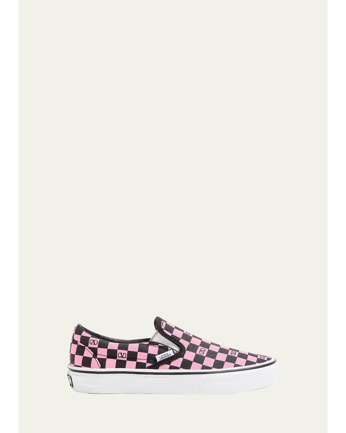 x Vans Classic Slip-On Checkerboard Shoes