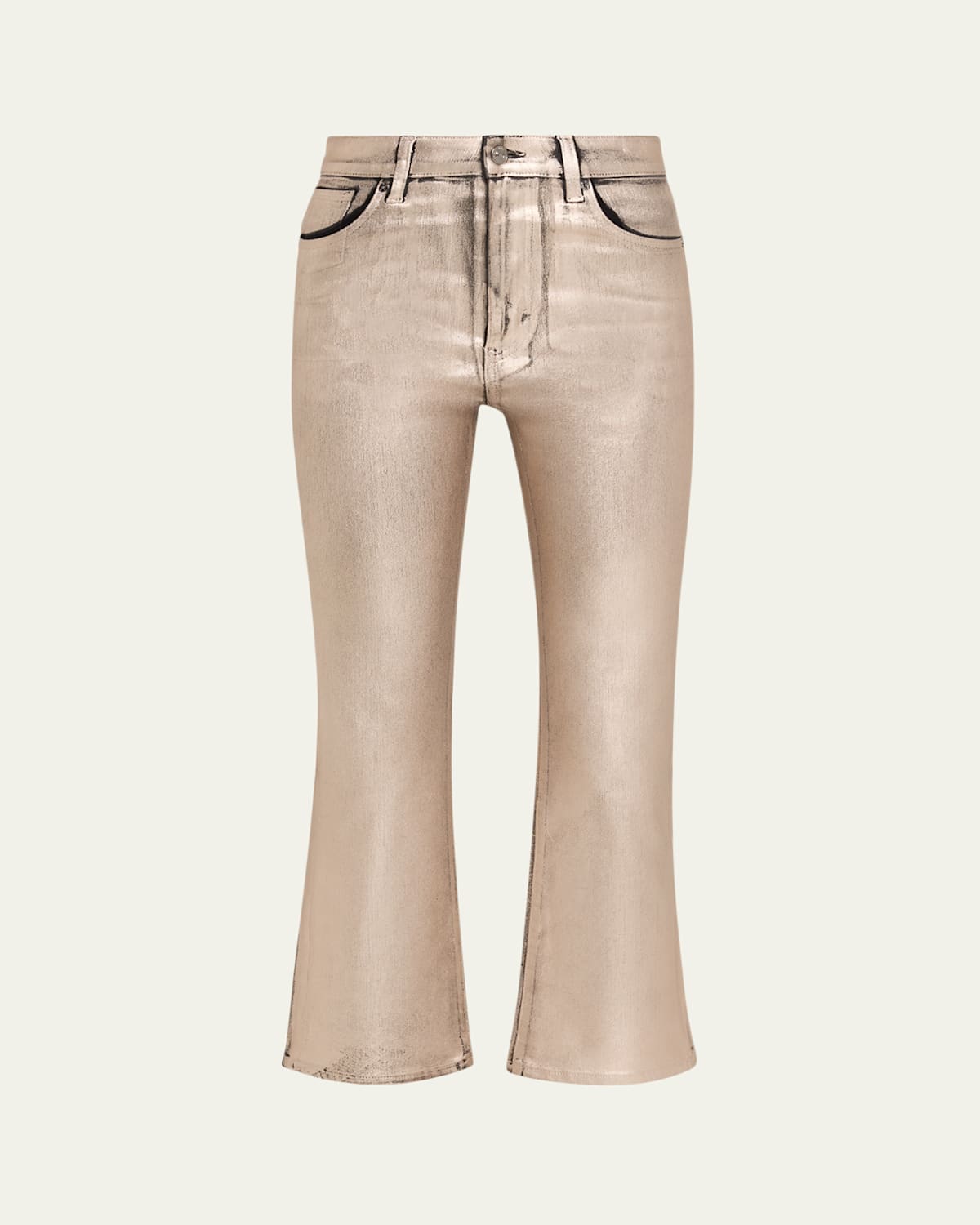 Frame The Reboot Crop Jeans In Gold