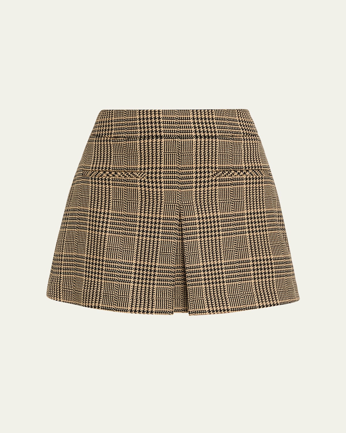 Veronica Beard Pavaline Houndstooth Mini Skirt In Brown
