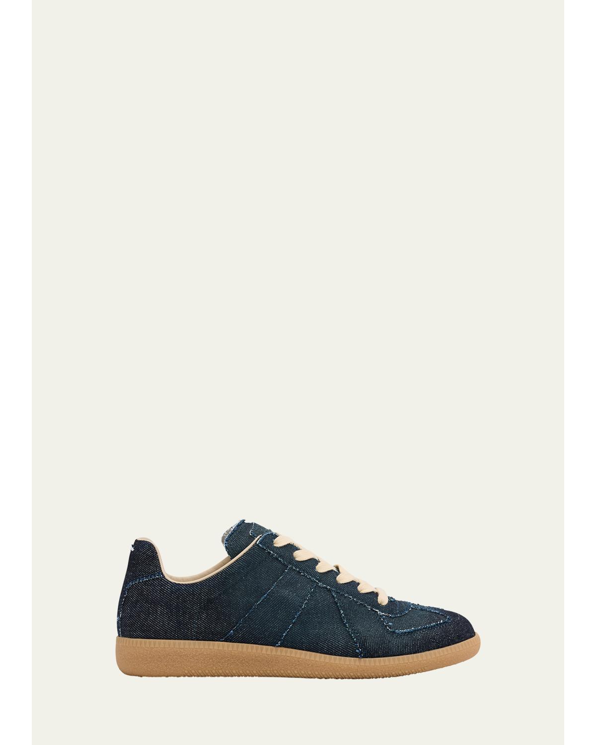 Replica Denim T-Toe Low-Top Sneakers