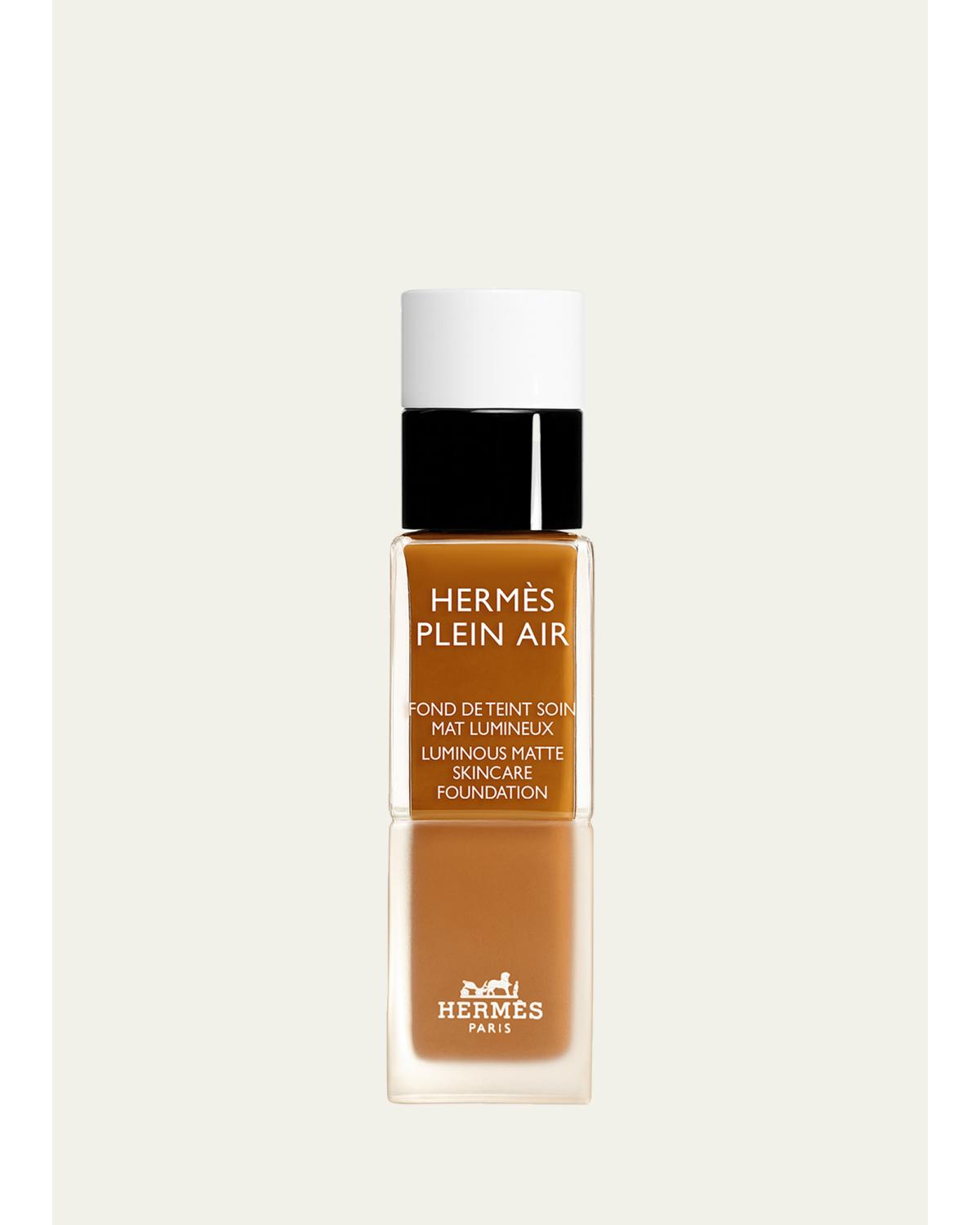 Hermes Plein Air, Luminous Matte Skincare Foundation In 73c Muscade