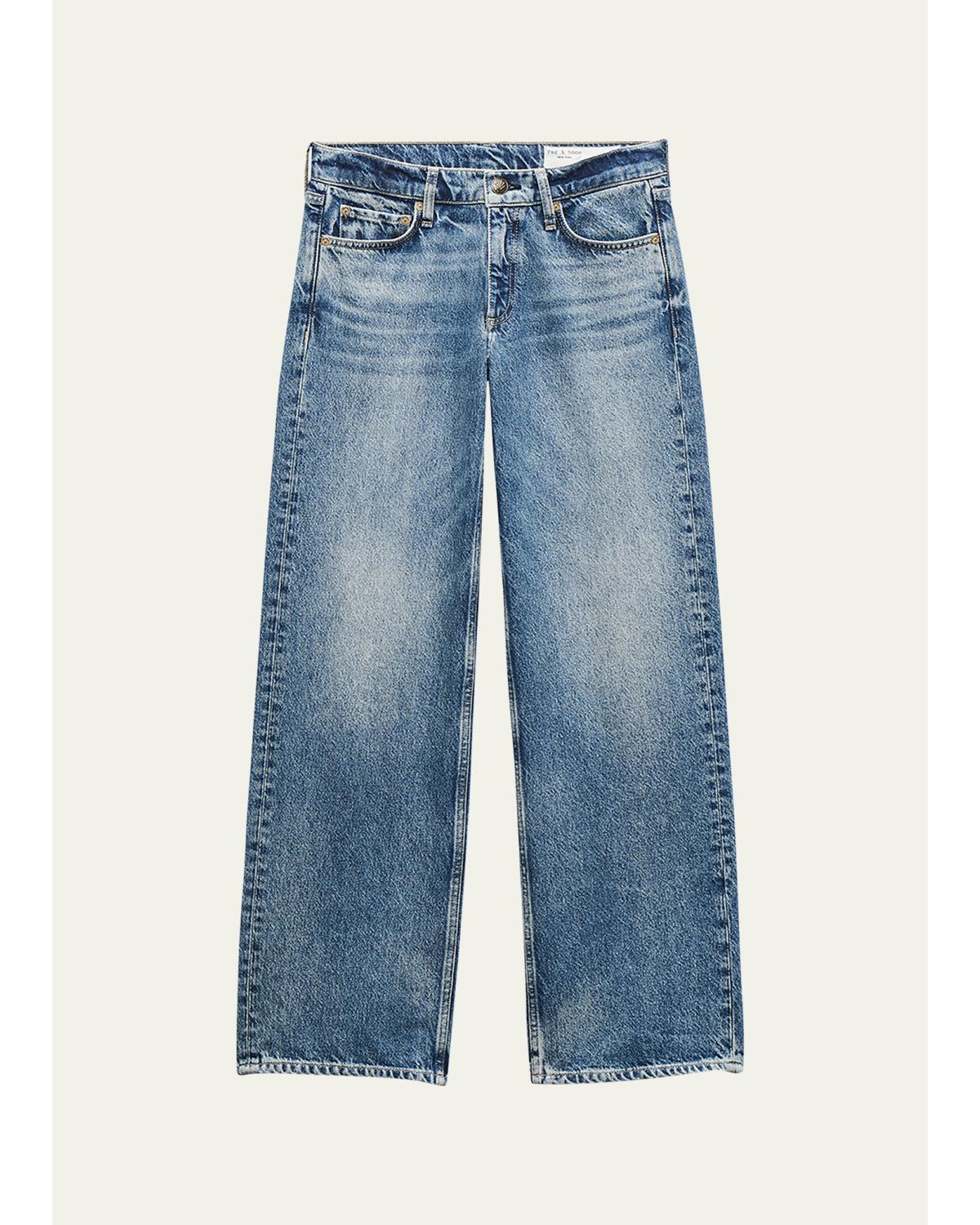 Cam Low-Rise Relaxed Straight Jeans