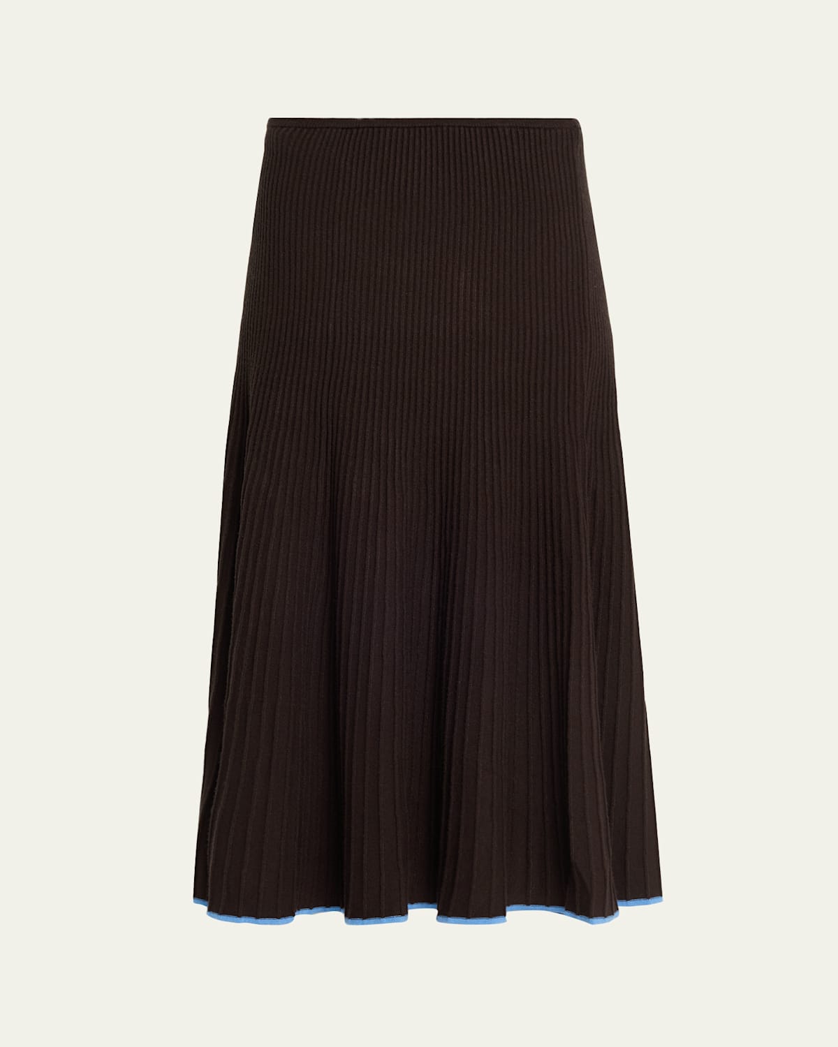 Proenza Schouler Carly Knit Midi Skirt In Brown