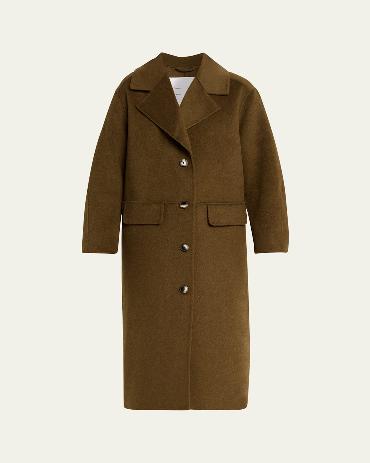 Proenza Schouler Tammy Double-face Wool Coat In Multi