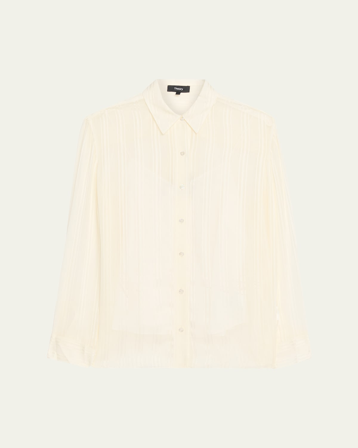 Theory Classic Button-front Shirt In White