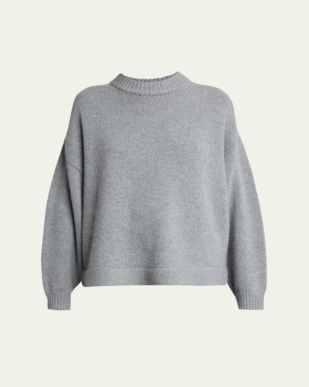 Proenza Schouler Ruthi Cashmere Crewneck Sweater In Gray