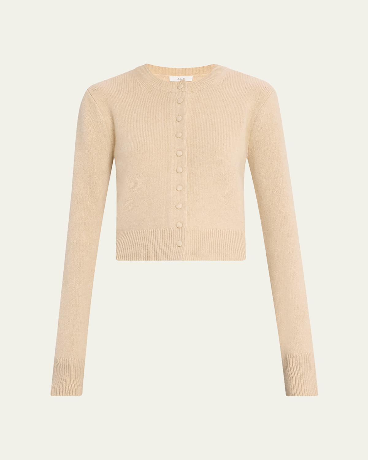 Skyler Cashmere Crewneck Cardigan