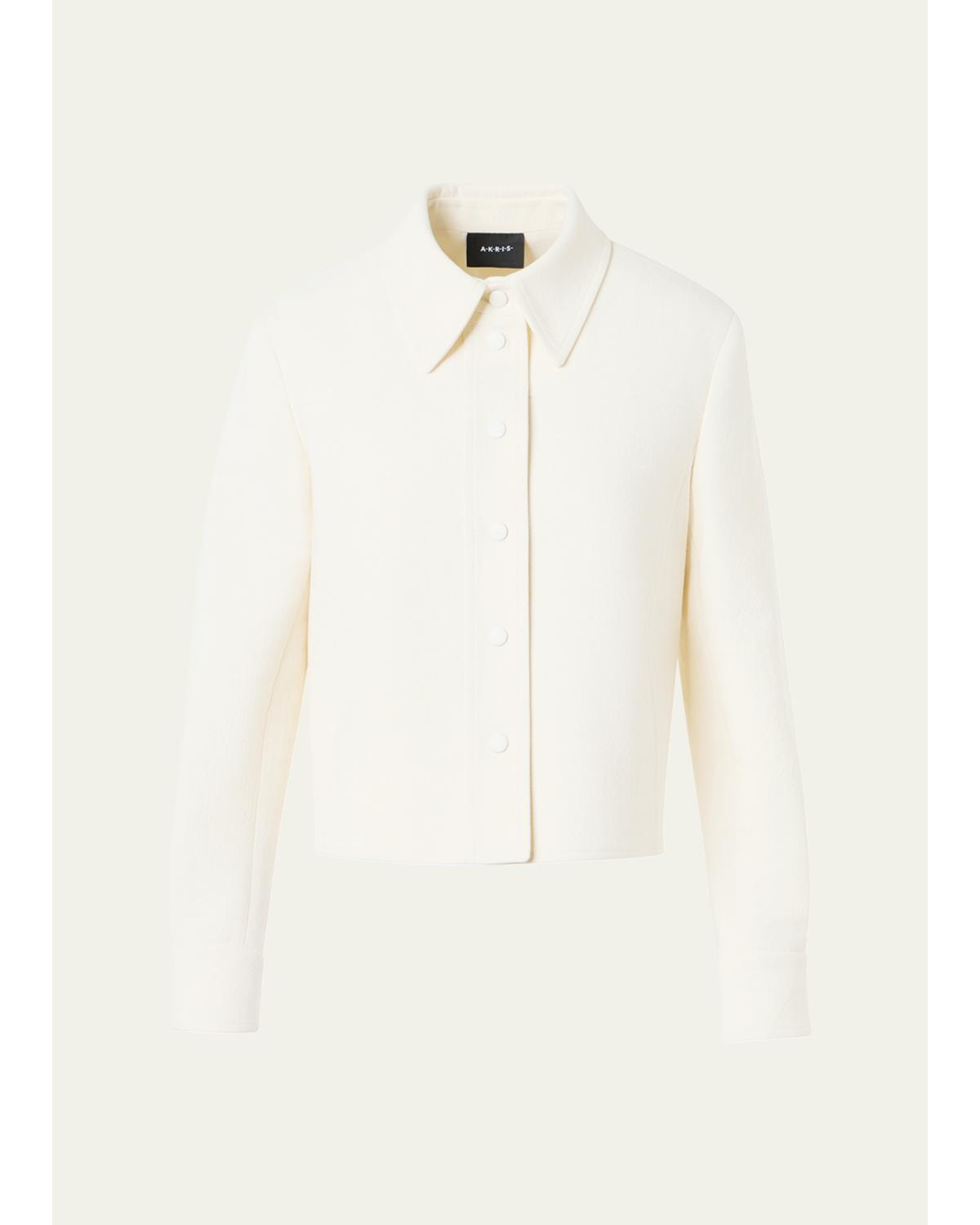 Talitha Cotton-Silk Shirt Jacket