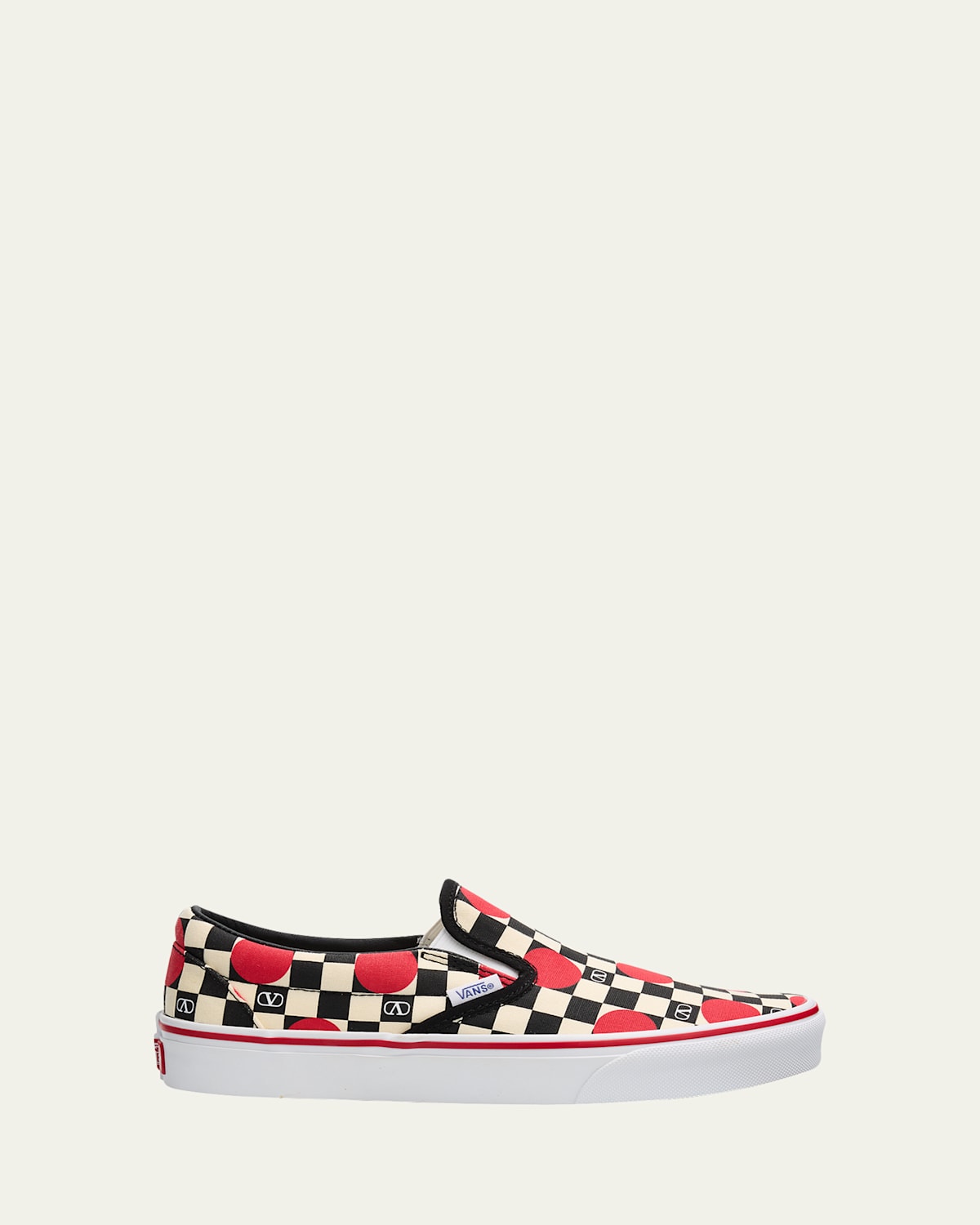 Valentino Garavani X Vans Classic Slip-on Checkerboard Shoes