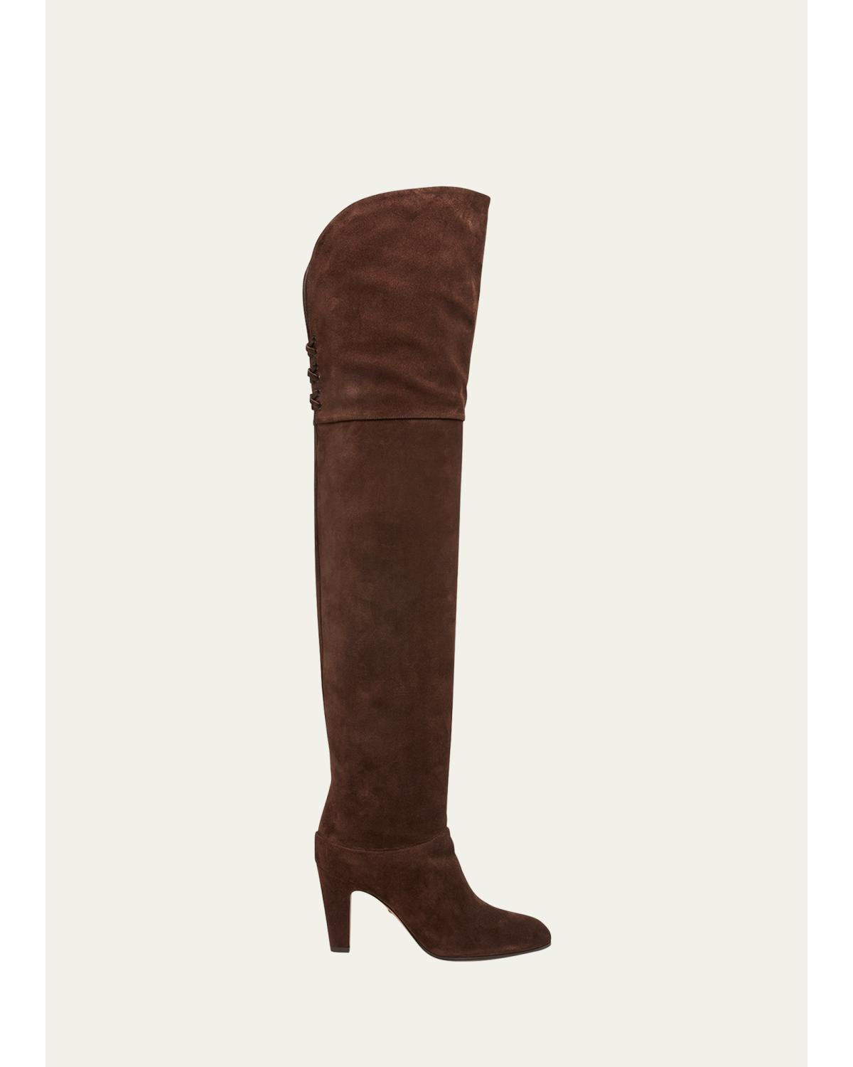 Eve Suede Over-The-Knee Boots