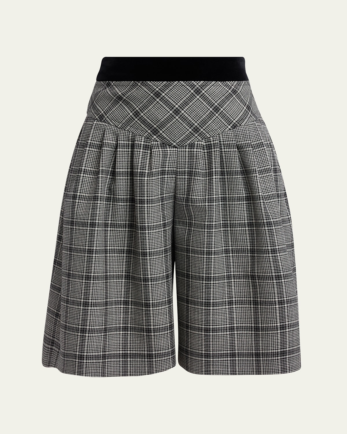 Valentino Garavani Plaid Bermuda Shorts