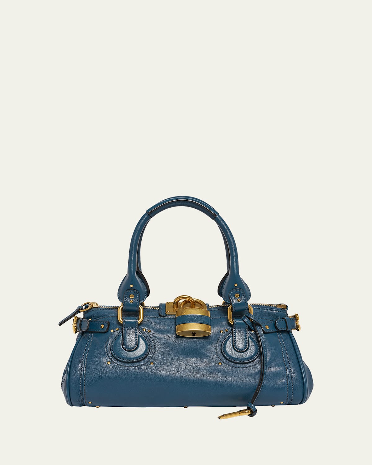 Chloé Paddington Padlock Shoulder Bag In Leather