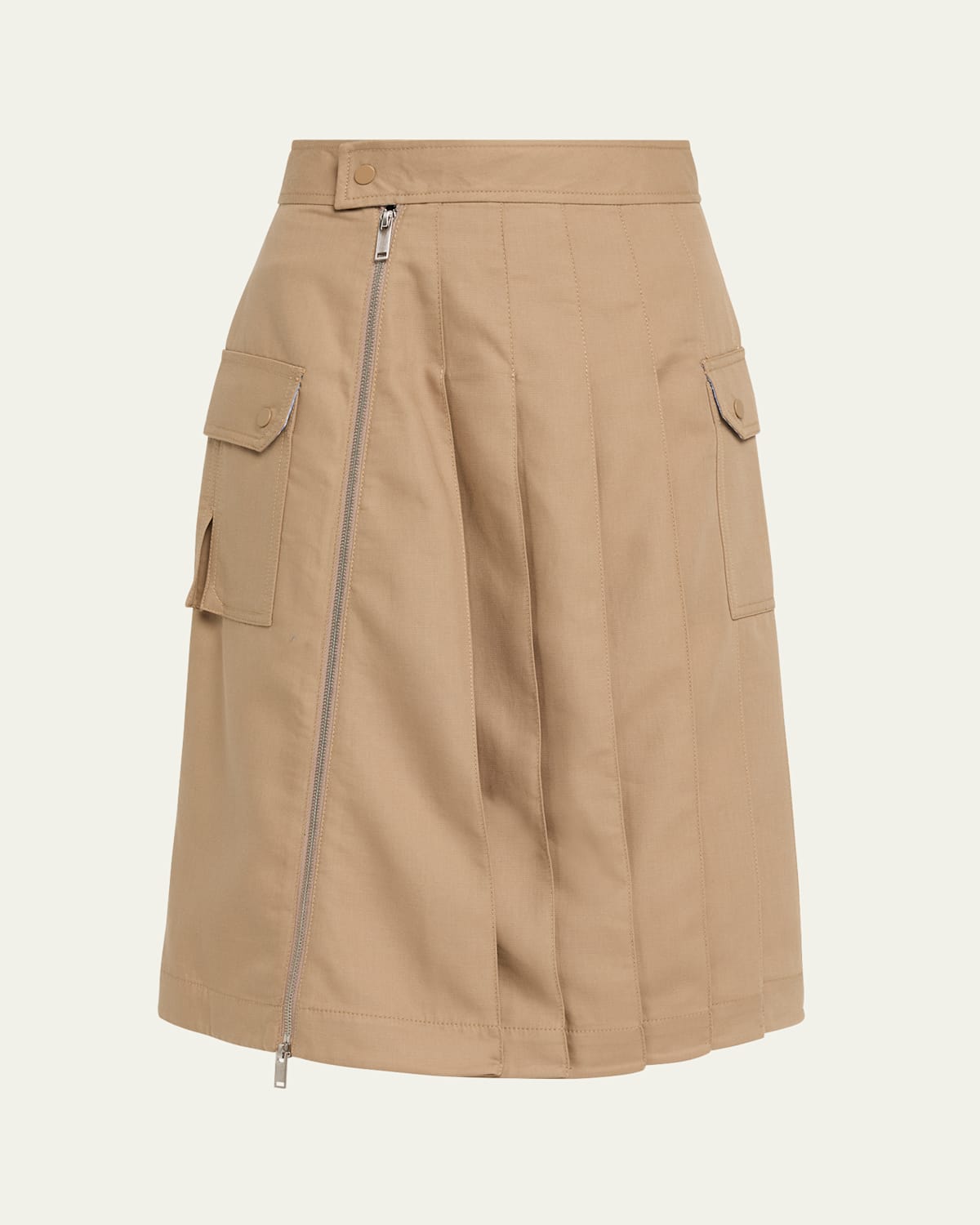3.1 Phillip Lim Pleated Utility Skirt In Multi