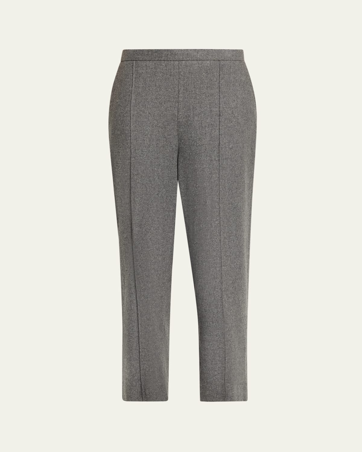 Vince Pull-on Italian Wool-blend Pants In Gray