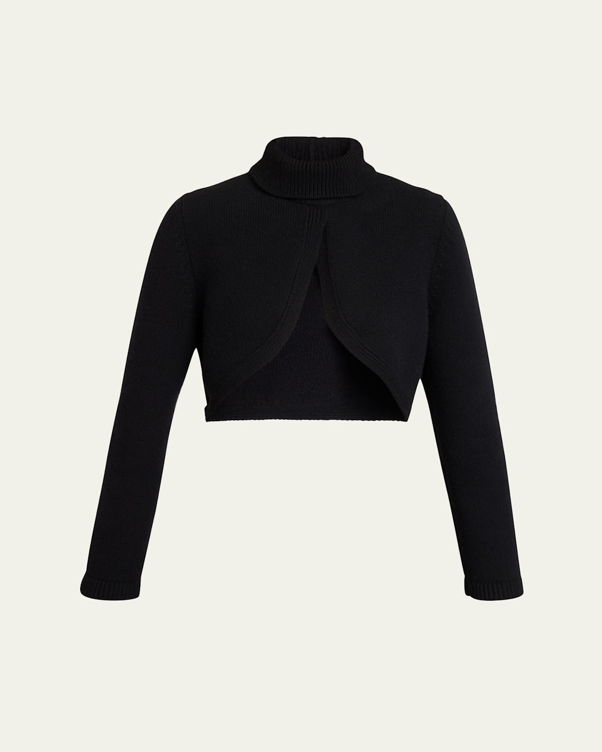 Alaïa Cashmere-blend Knit Cutout Sweater In Black