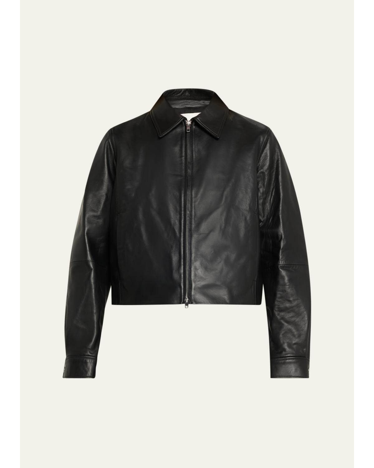 Cropped Faux Jacket