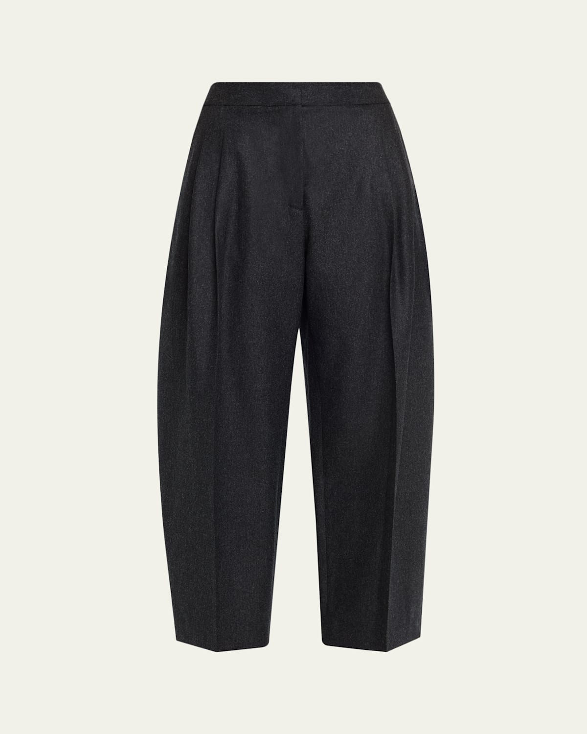 Alaïa Flannel Tailored Pants In Black