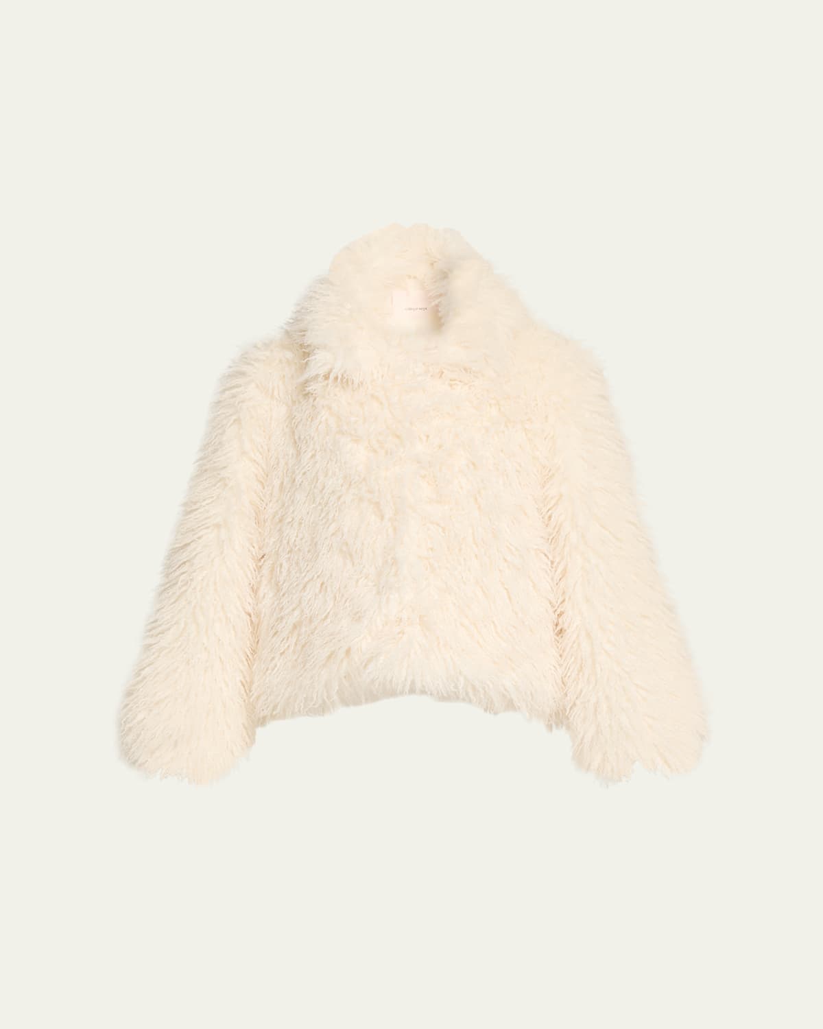 Cinq À Sept Geraldine Faux Fur Coat In Neutral