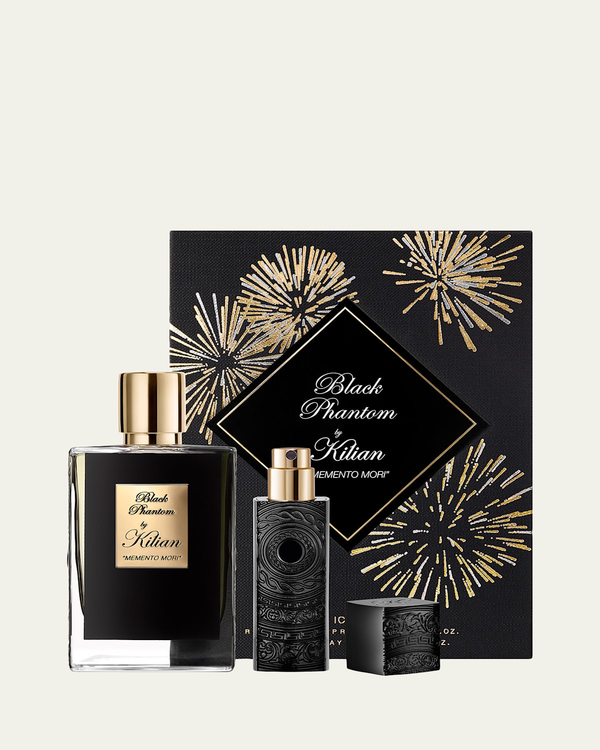 Kilian Black Phantom - "memento Mori" Icon Perfume 2-piece Gift Set In Transparent
