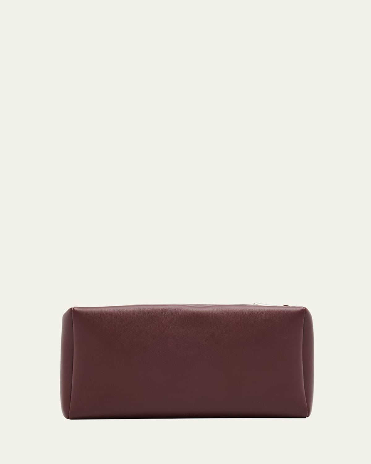 The Row Compact Clutch Bag In Nappa Leather In Brown