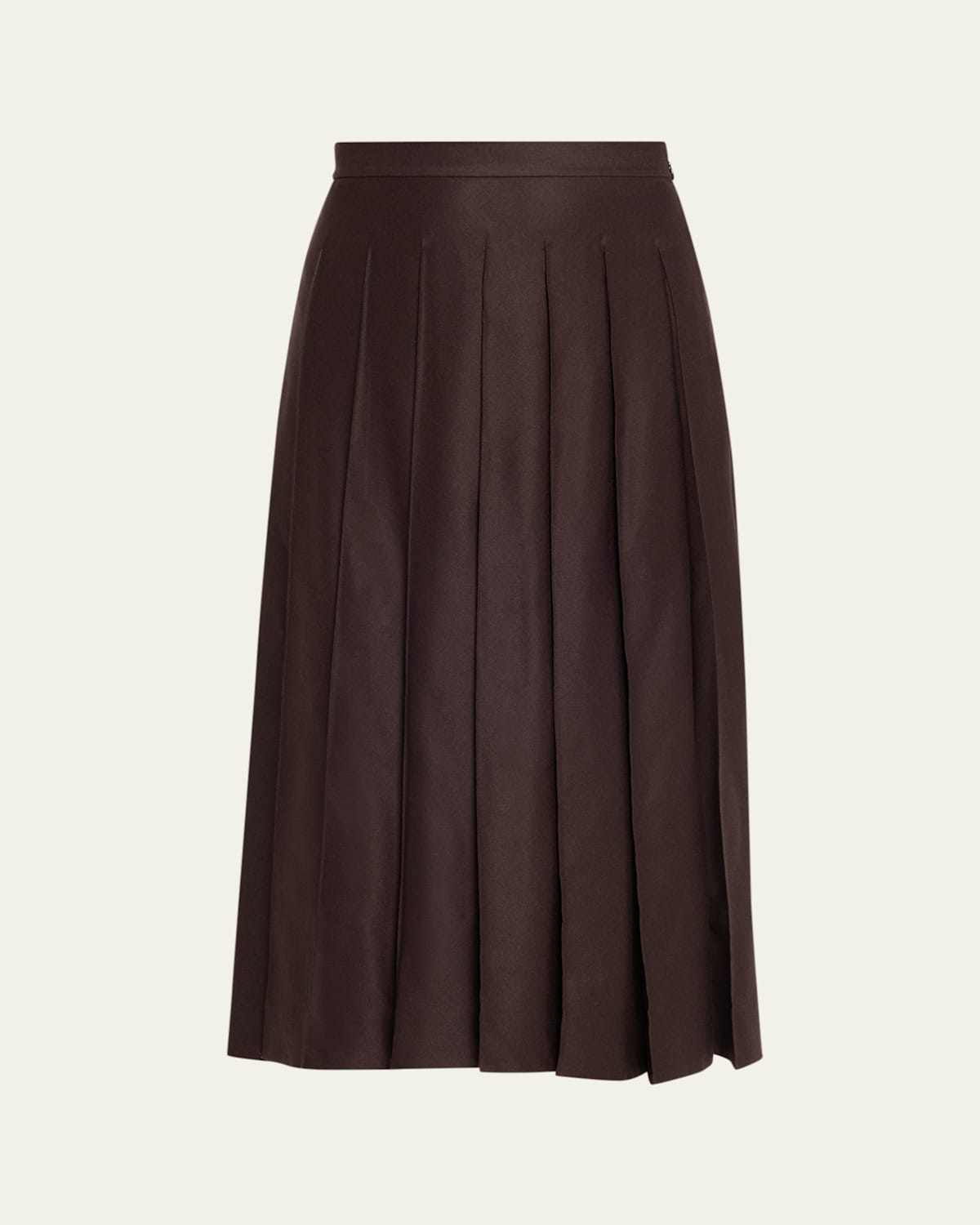 Theory Pintuck Pleated Midi Skirt In Blue