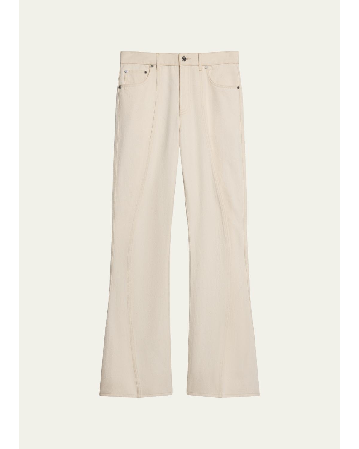 Wide-Leg Ski Jeans