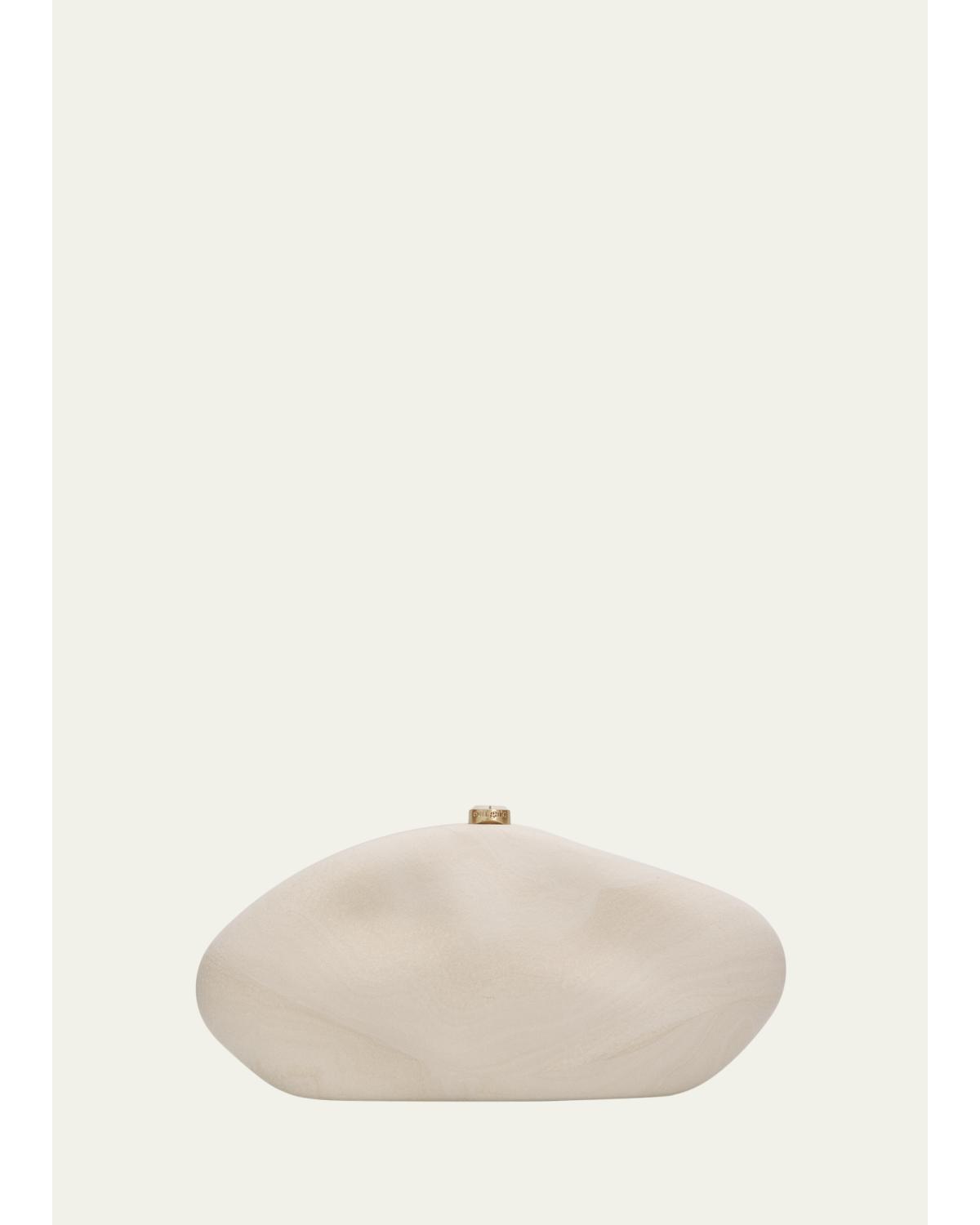 The Caldera Marbled Acrylic Clutch Bag