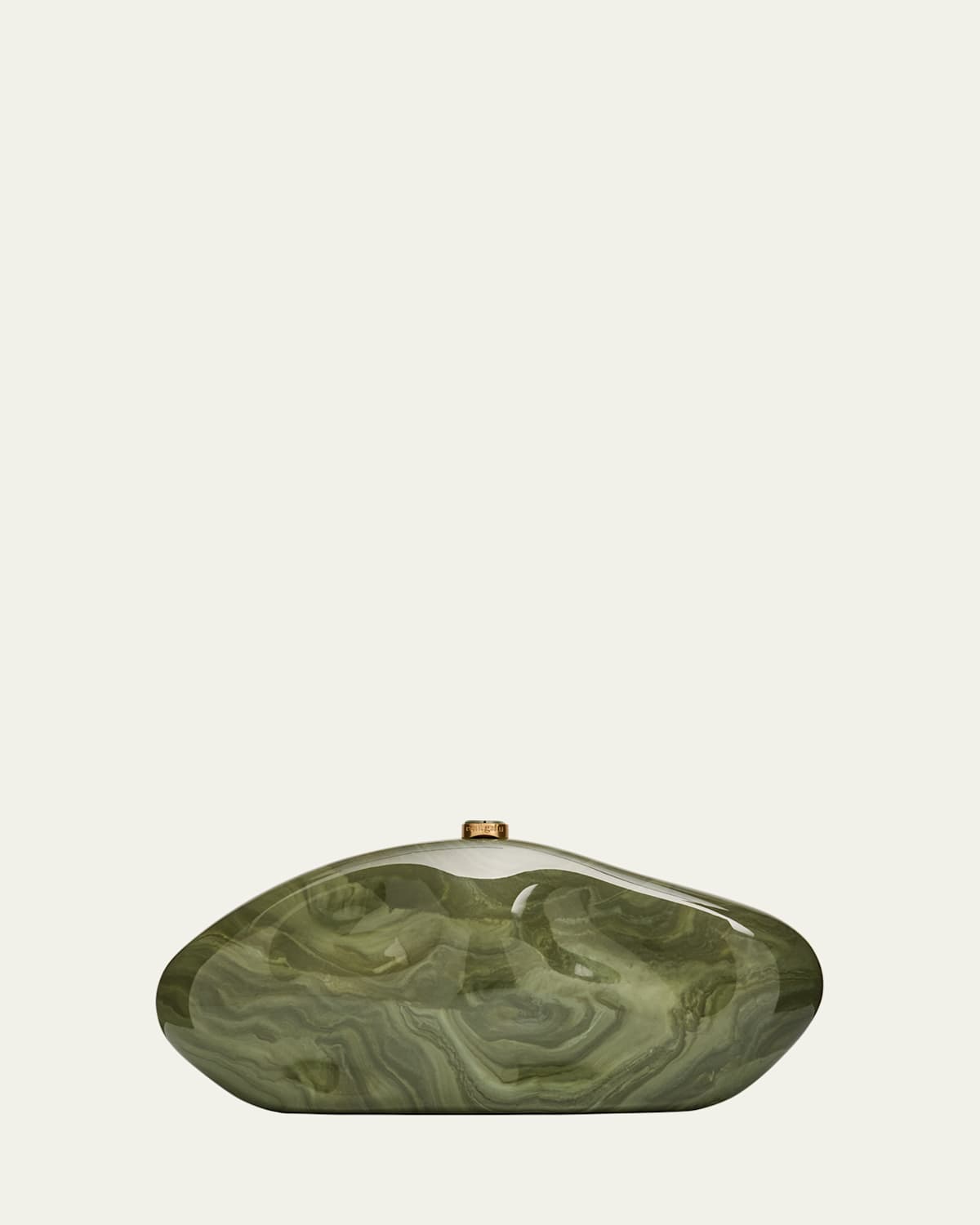 Cult Gaia The Caldera Marbled Acrylic Clutch Bag