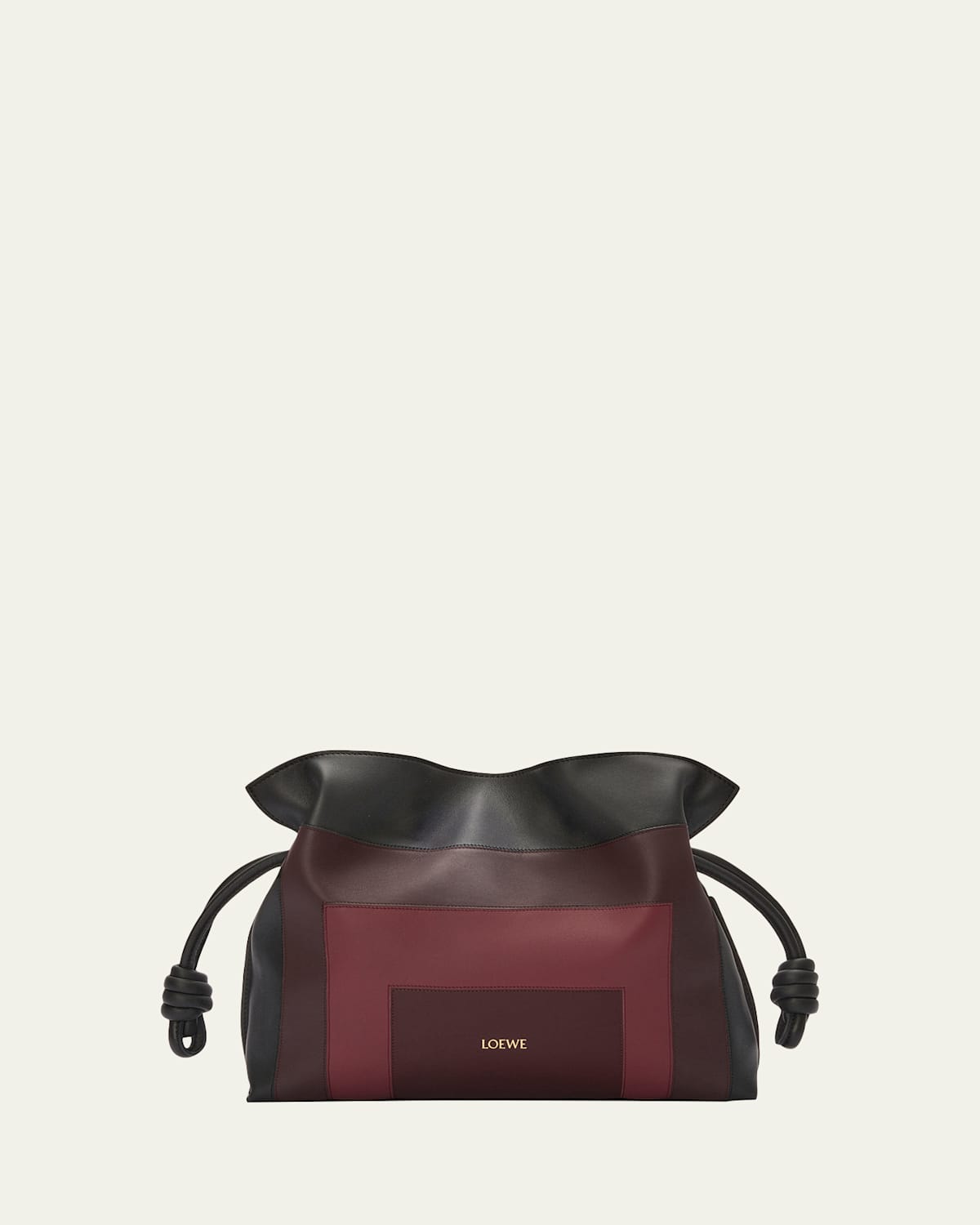 Loewe X Albers Flamenco Medium Clutch Bag In Nappa Leather
