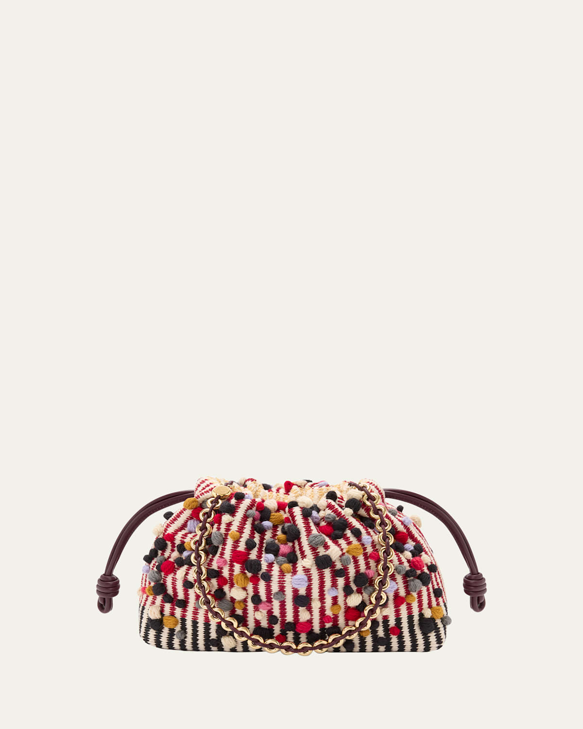 Loewe X Albers Flamenco Medium Crossbody Bag In Cotton Jacquard