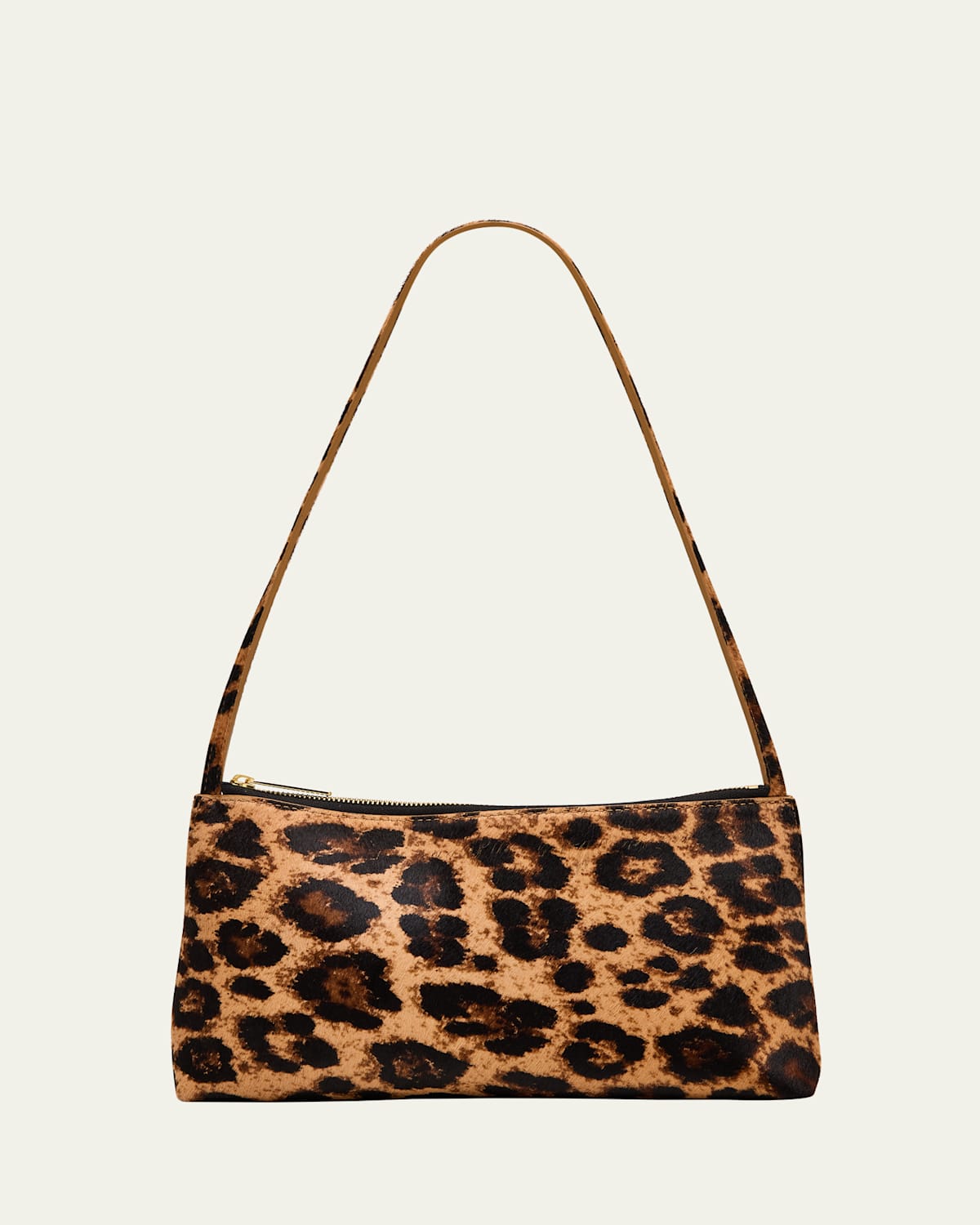 Mansur Gavriel Gaia Animal-print Calf Hair Shoulder Bag In Animal Print