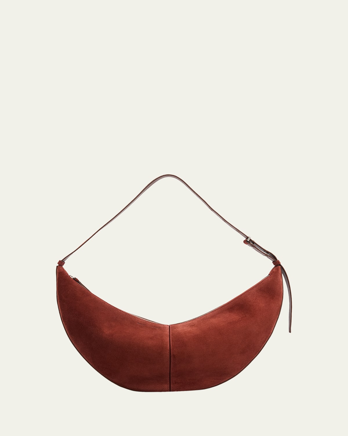 Proenza Schouler Slide Suede Hobo Bag In Brown