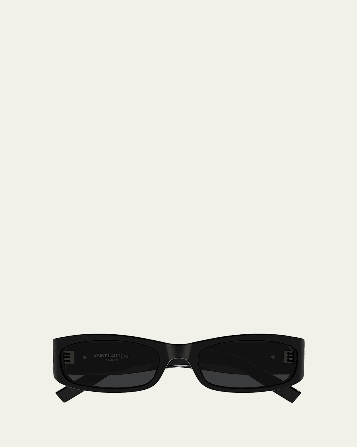 Saint Laurent Ysl 55mm Rectangular Acetate Sunglasses In Animal Print