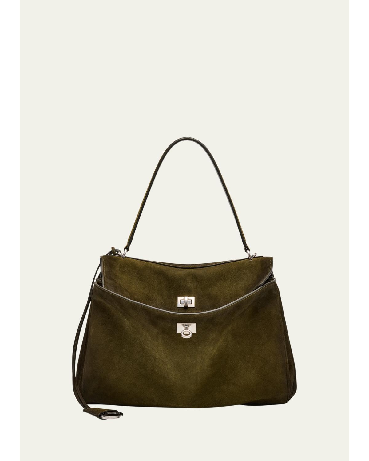 Rodeo Suede Top-Handle Bag