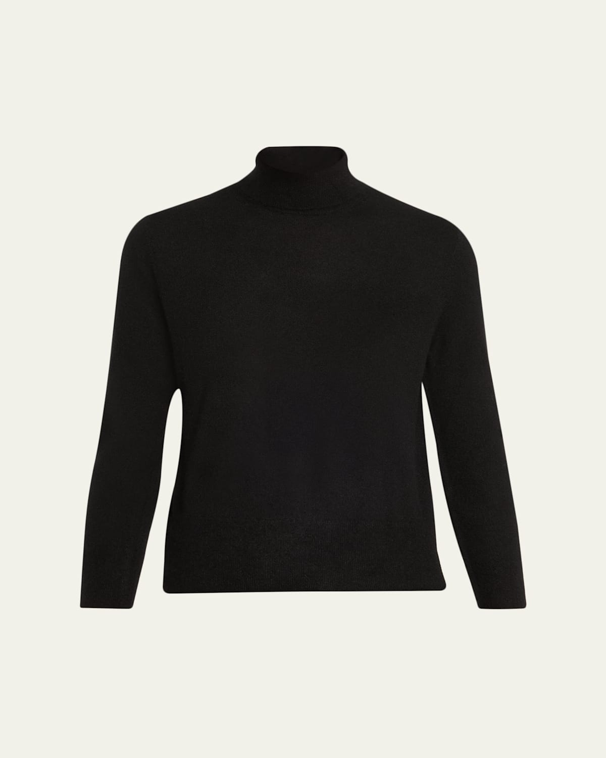 Vince Cashmere-blend Three-quarter Sweater In Black