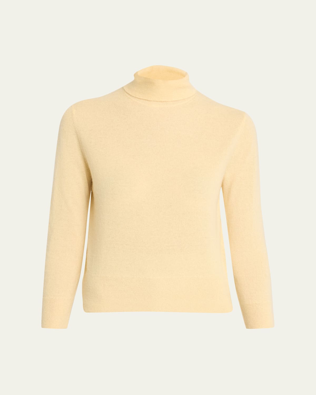 Vince Cashmere-blend Three-quarter Sweater In Yellow