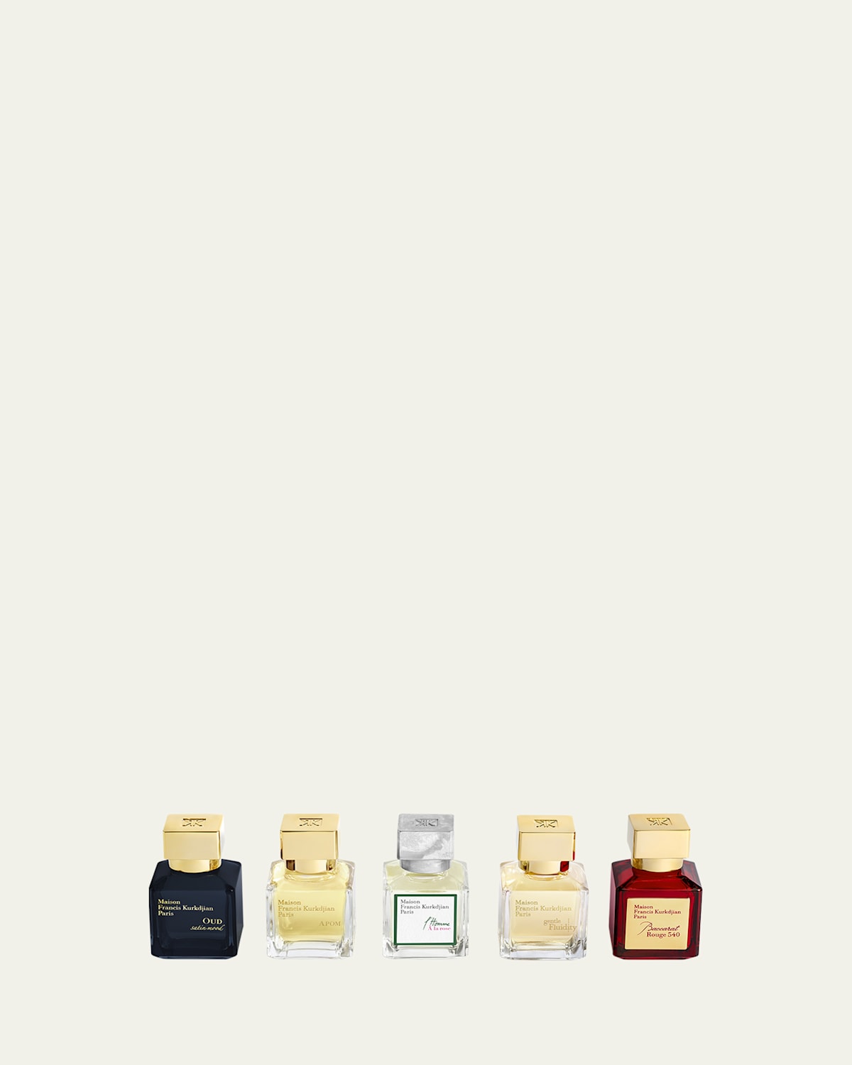 Maison Francis Kurkdjian 5-piece Mini Fragrance Gift Set In Transparent