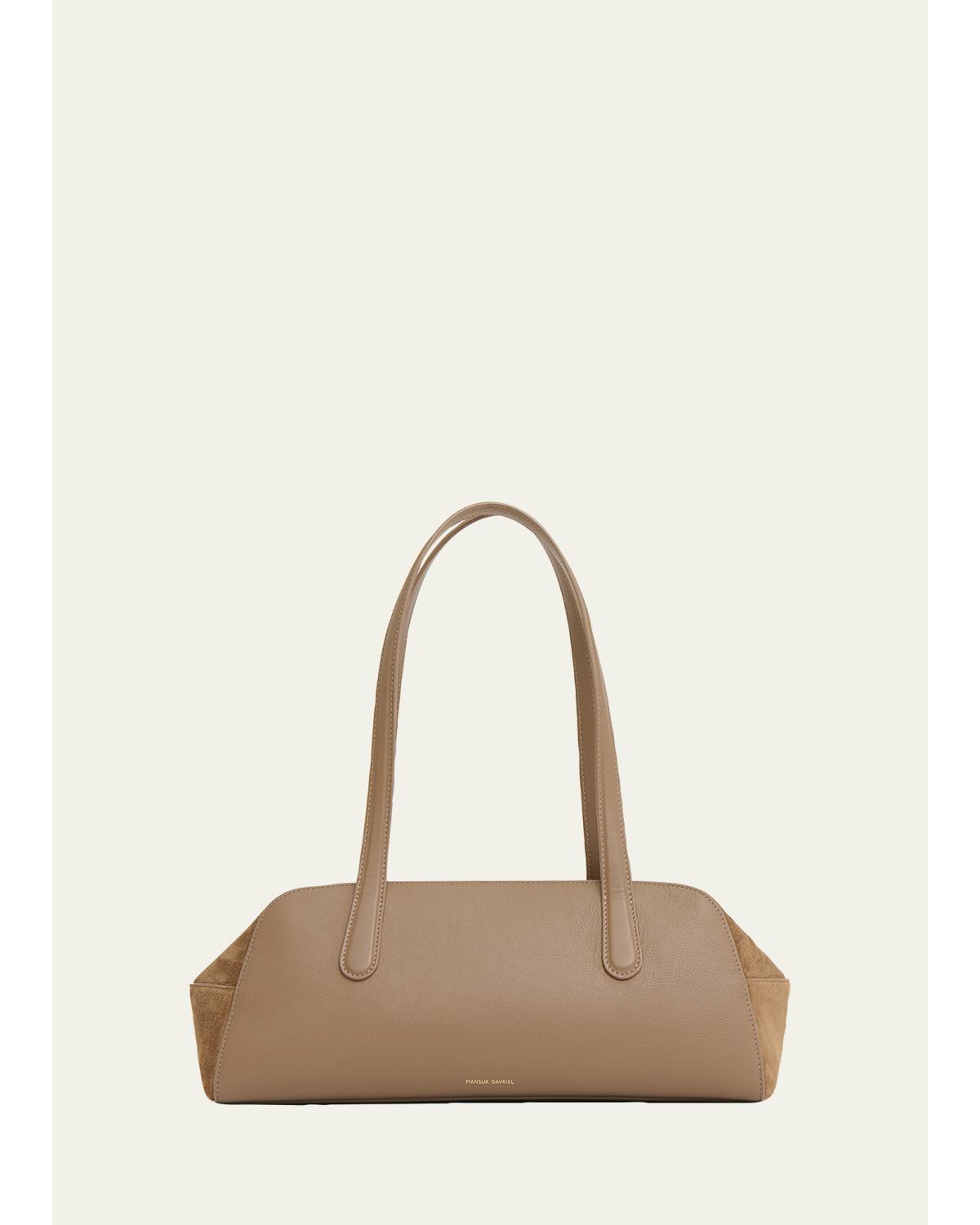 Helios Leather & Suede East-West Shoulder Bag
