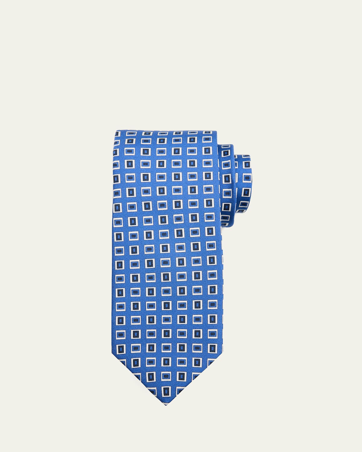 Kiton Men's Abstract Geometric Silk Tie