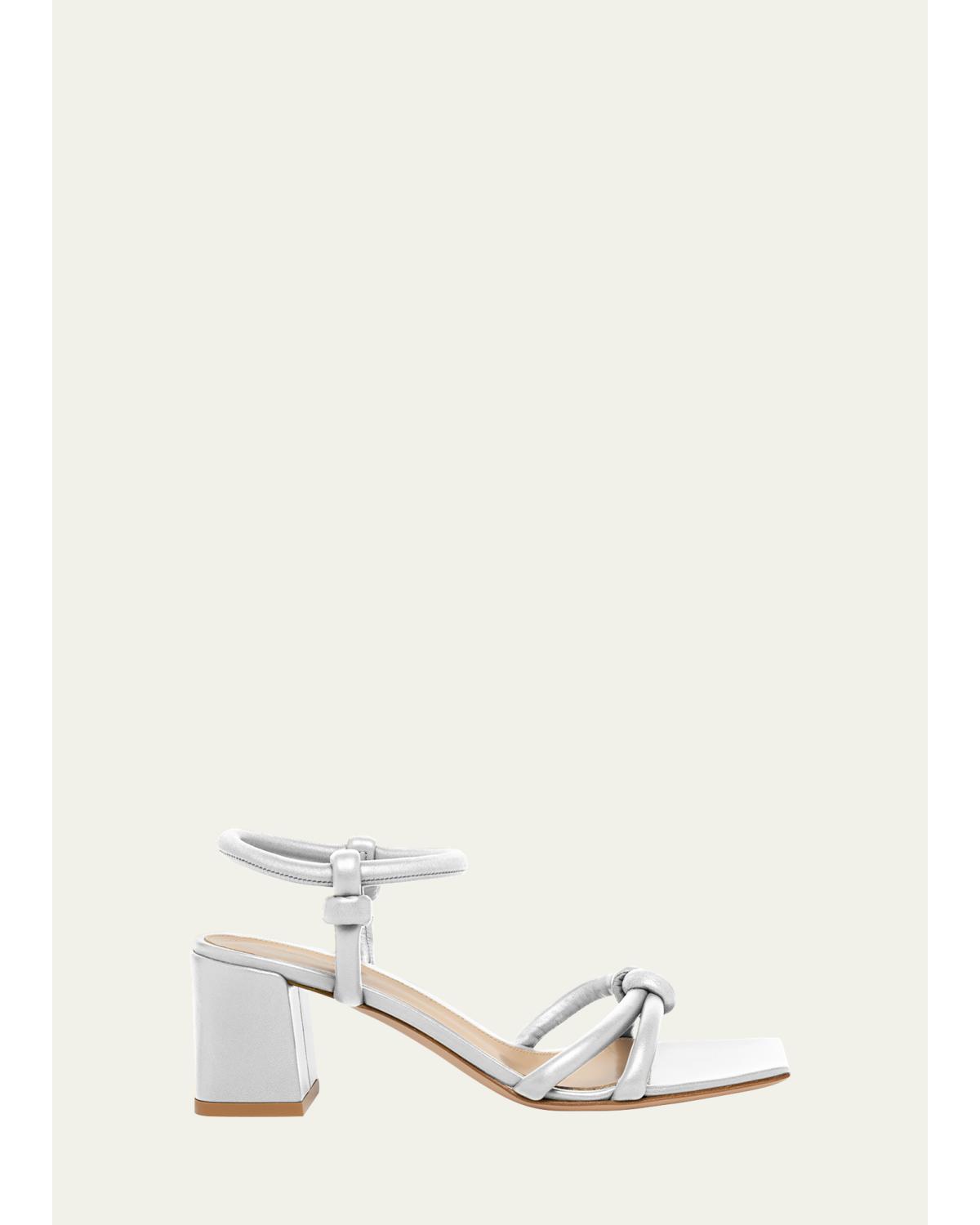 Knot Ankle-Strap Sandals
